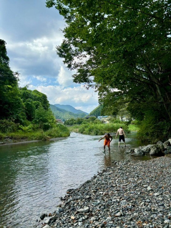 2024.09.07 18:55　今回は川遊び