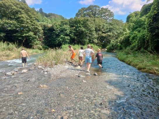 2024.09.07 18:55　今回は川遊び