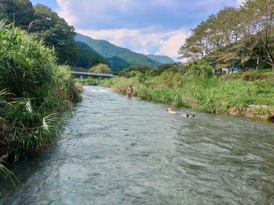 2024.09.07 18:55　今回は川遊び