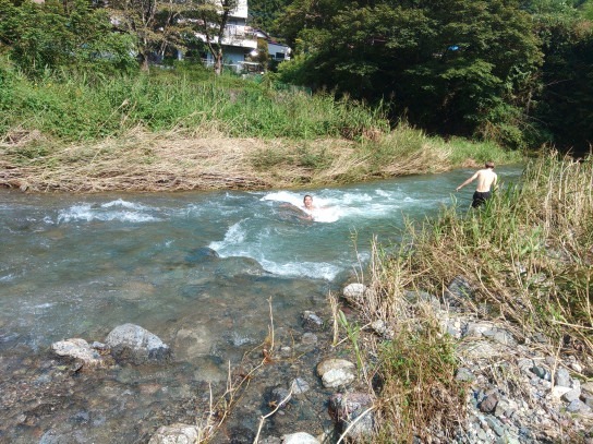 2024.09.07 18:55　今回は川遊び